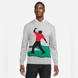 Nike Tiger Woods Sweater-Knit Golf Crew (LIMITED EDITION) - XXL